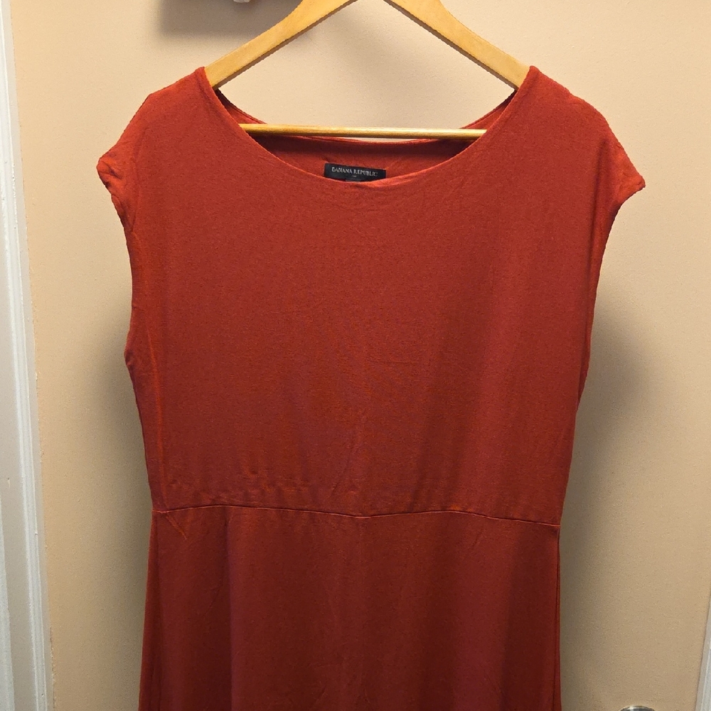 Banana Republic Factory, Burnt Orange Maxi Dress, Large